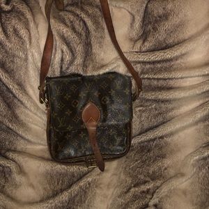 authentic LV Vintage Monogram Cartouchiere